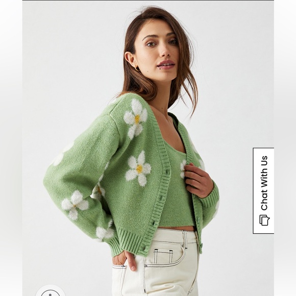 Pacsun LA Hearts Heartbreaker Daisy Tank & Cardigan Set - Picture 3 of 4